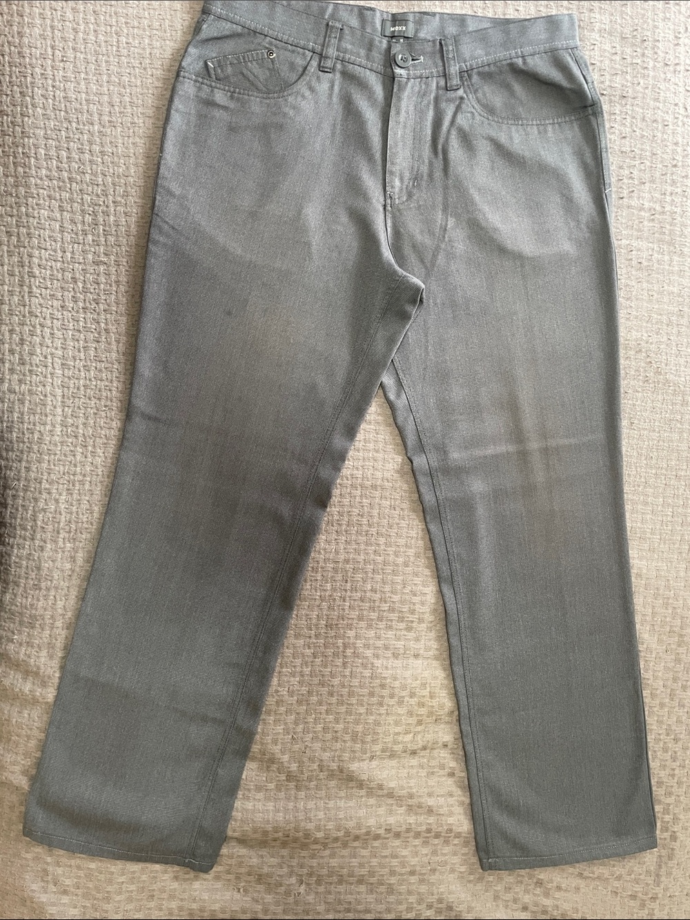Mexx Men's Gray Straight-Leg Chinos